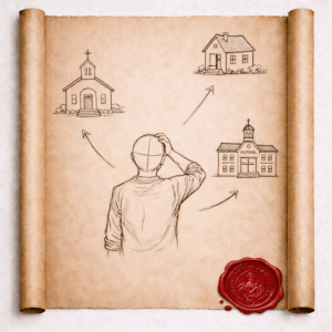 Church, Home, or School in dreams