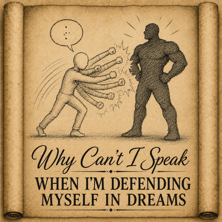 Why Cant I Speak in my Dreams